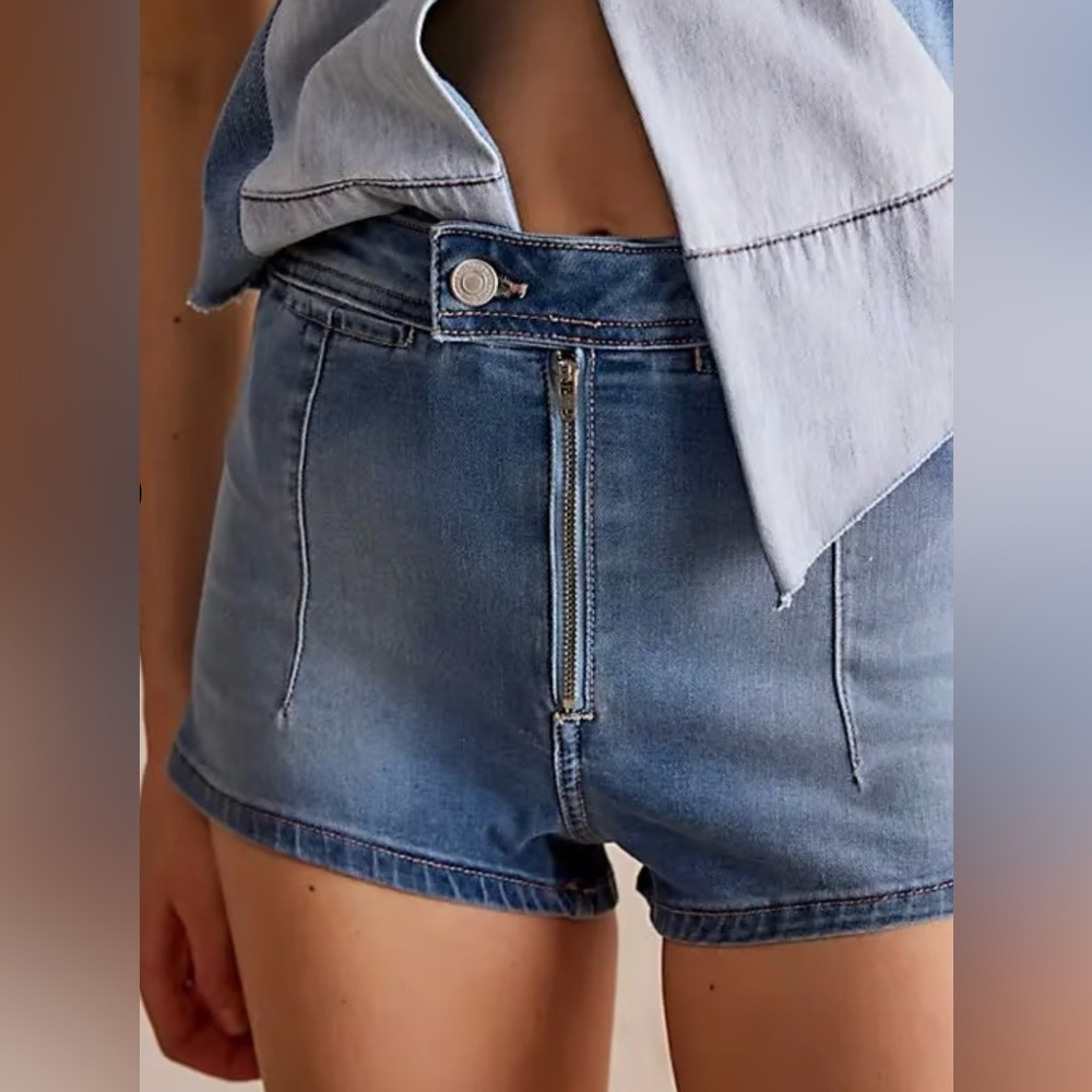 Free People Denim Jean Shorts